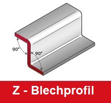 Z Blechprofil_bleche-onlineshop.de Expowin